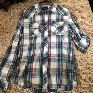 Buffalo Checkered Button Up Sz M
